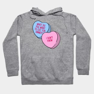 Funny Candy Heart Dinner Hoodie